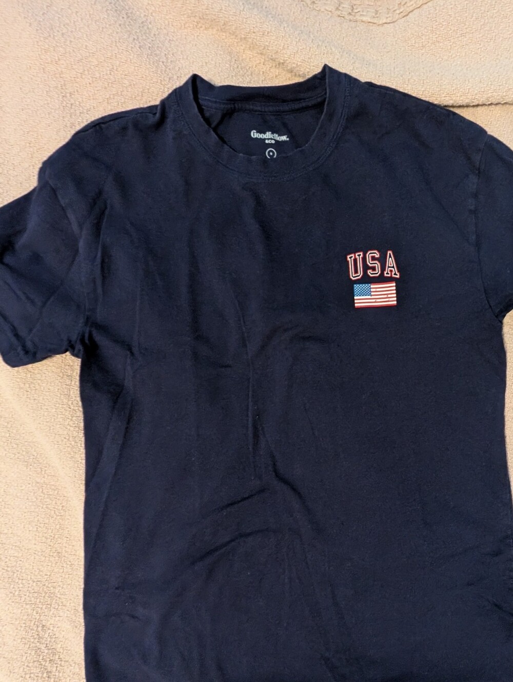 Bundle Of 4 Men's Blue Short Sleeve Tshirts, Size Small - Picture 8 of 10